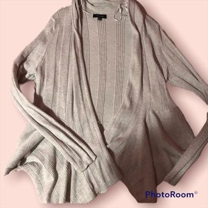 Light gray Cardigan Sweater, Large